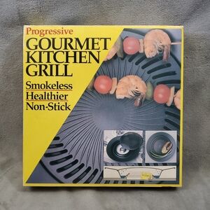 Progressive Gourmet Non-Stick Kitchen Grill - Gray